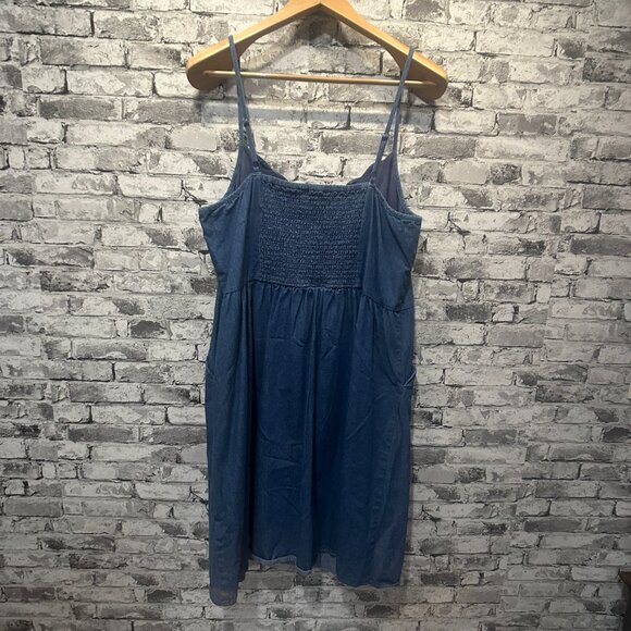 EUC Market & Spruce Women's Mini Denim Dress Size 2X - Picture 5 of 14
